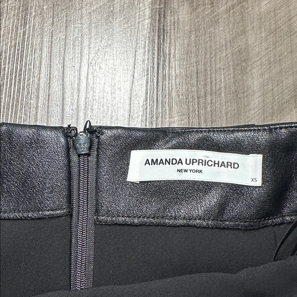 Amanda Uprichard Coralynn Faux Leather Belted Skort - XS - Picture 6 of 7